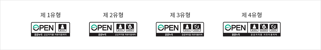 저작권정책 || 제 1유형 (공공누리 OPEN | 공공저작물 자유이용허락 출처표시) | 제 2유형 (공공누리 OPEN | 공공저작물 자유이용허락 출처표시, 상업용 금지) | 제 3유형 (공공누리 OPEN | 공공저작물 자유이용허락 출처표시, 변경금지) | 제 4유형 (공공누리 OPEN, 공공저작물 자유이용허락 출처표시, 상업용금지, 변경금지)