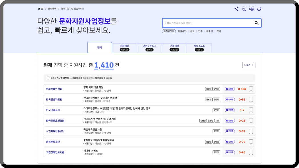 문화지원사업